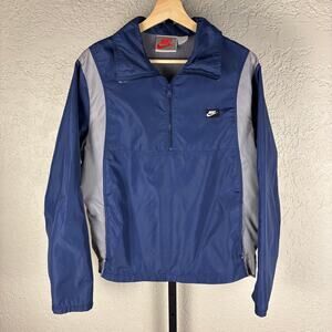 Vintage Nike 80s Gray Tag Two Tone Medium Windbreaker